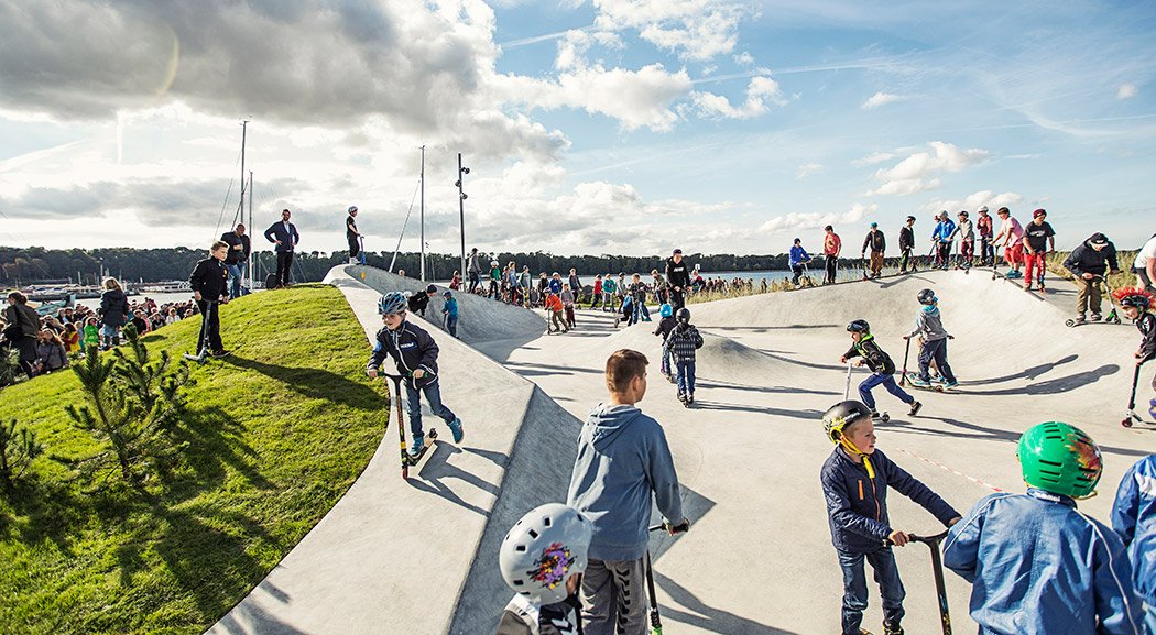 丹麦滑板公园图片