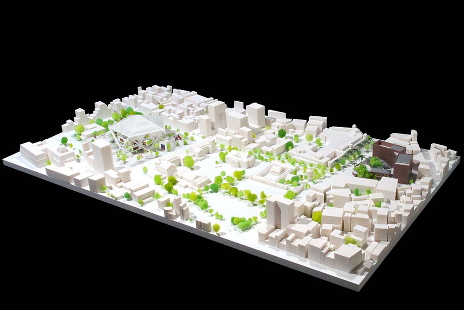 城市内部空间结构模型图片